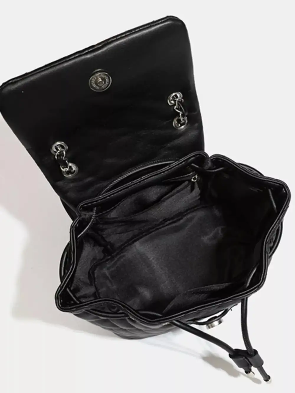 Quilted Chain Backpack