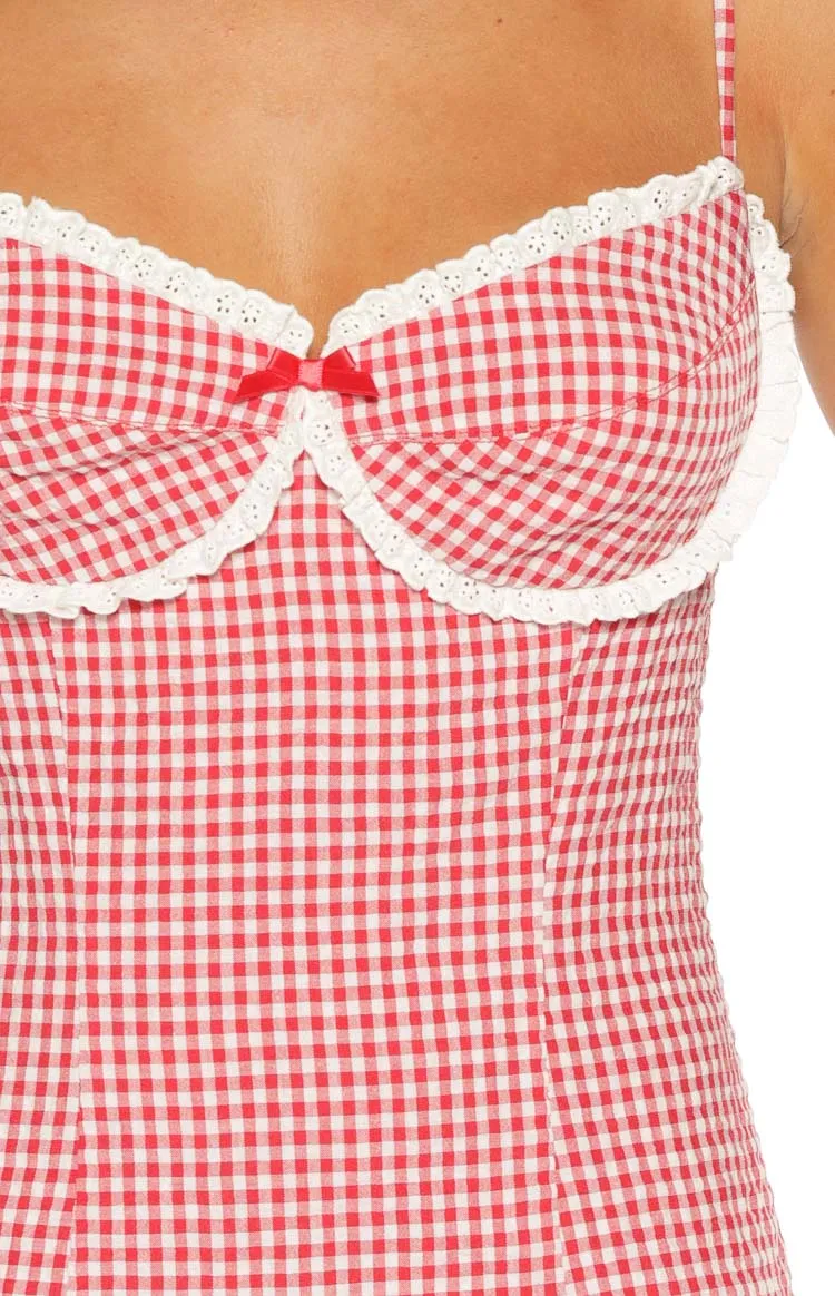 Gingham Mini Dress