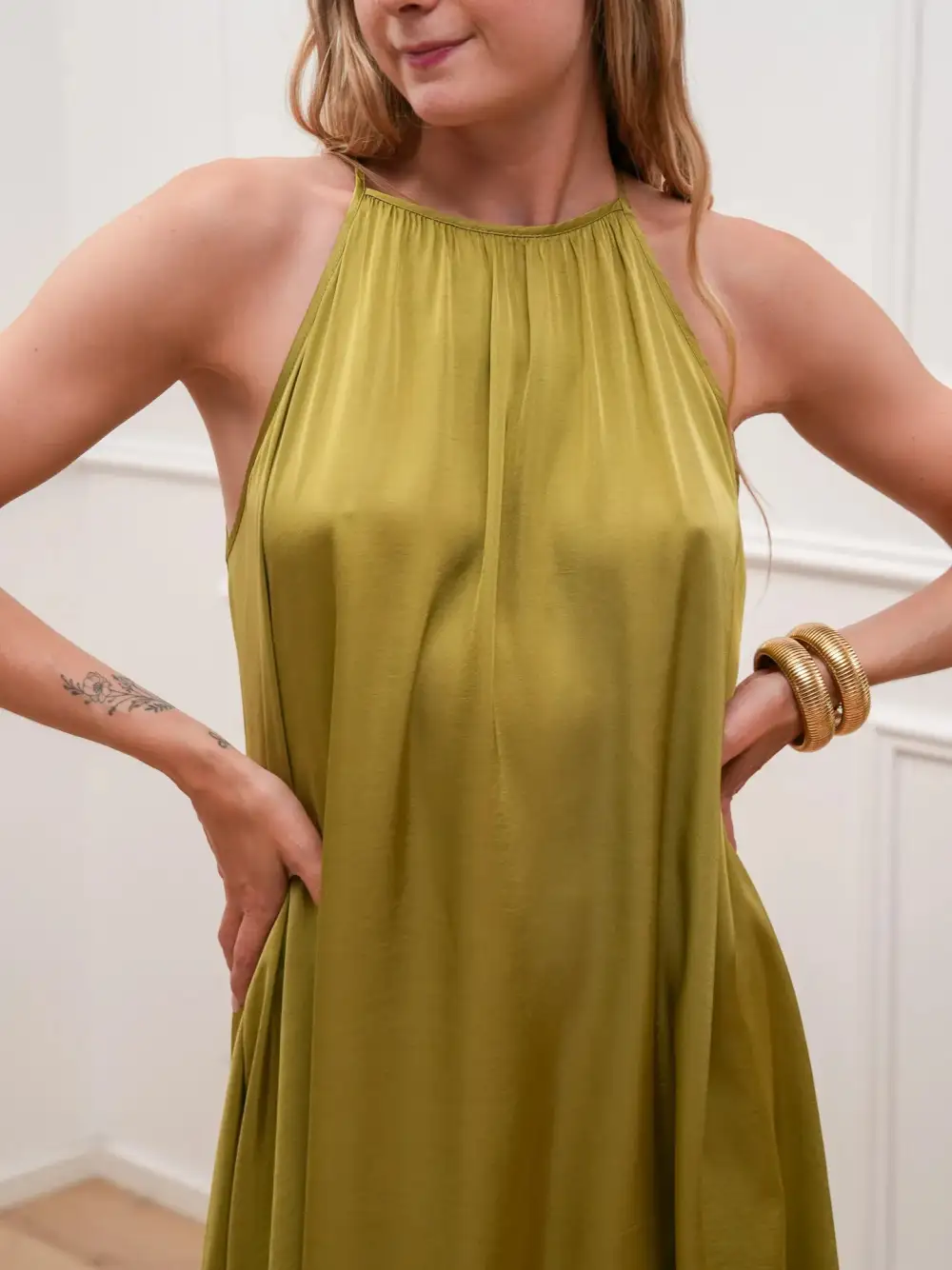 Modern Tulip Mini Dress