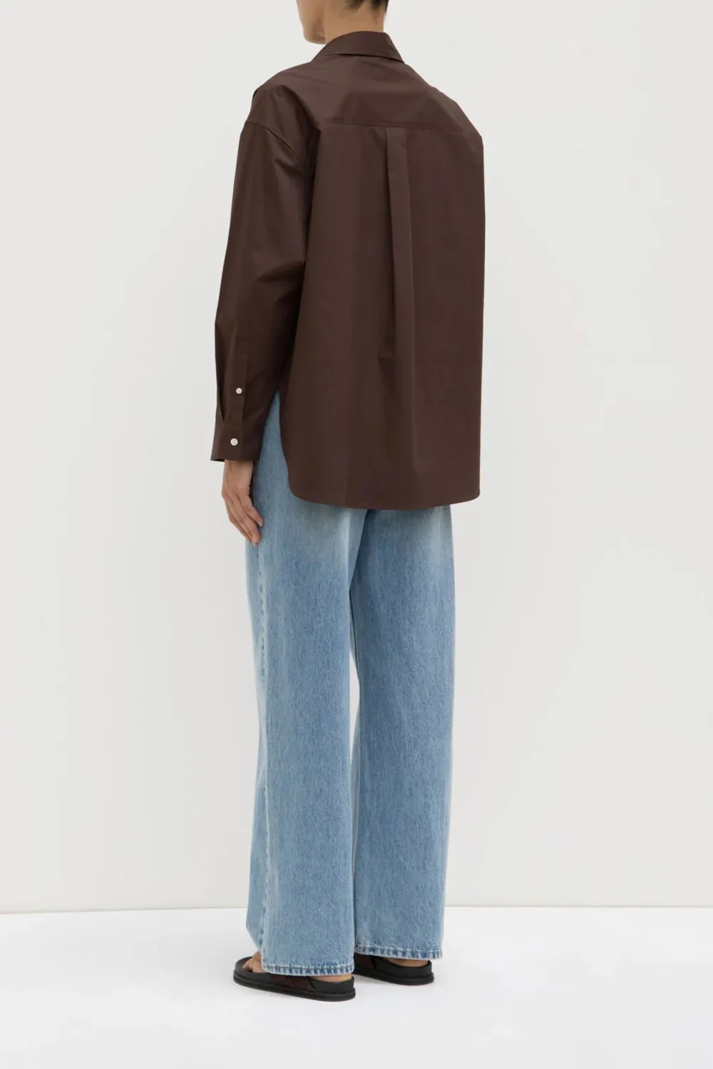 Long Sleeved Cotton Poplin Shirt