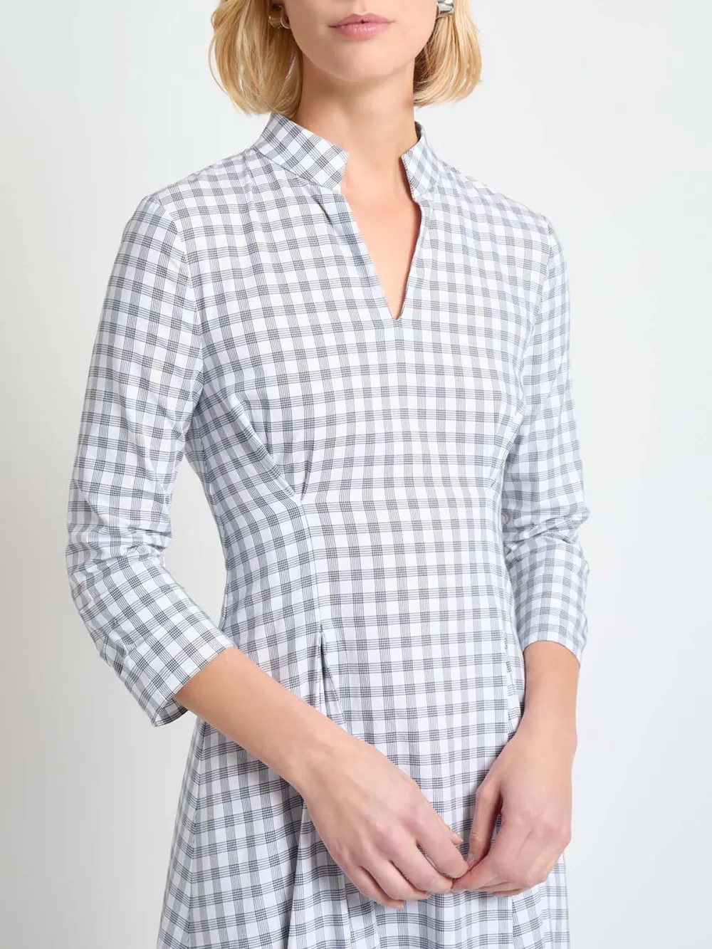 Cotton Plaid Dress