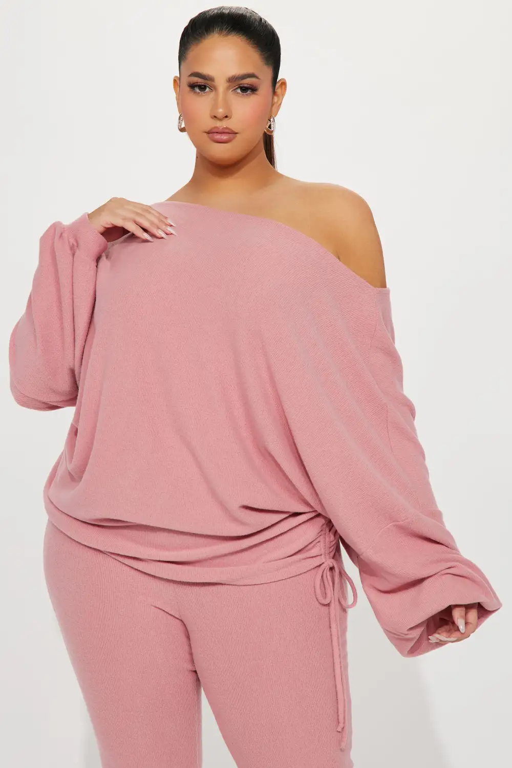 Comfy Mood Legging Set - Mauve