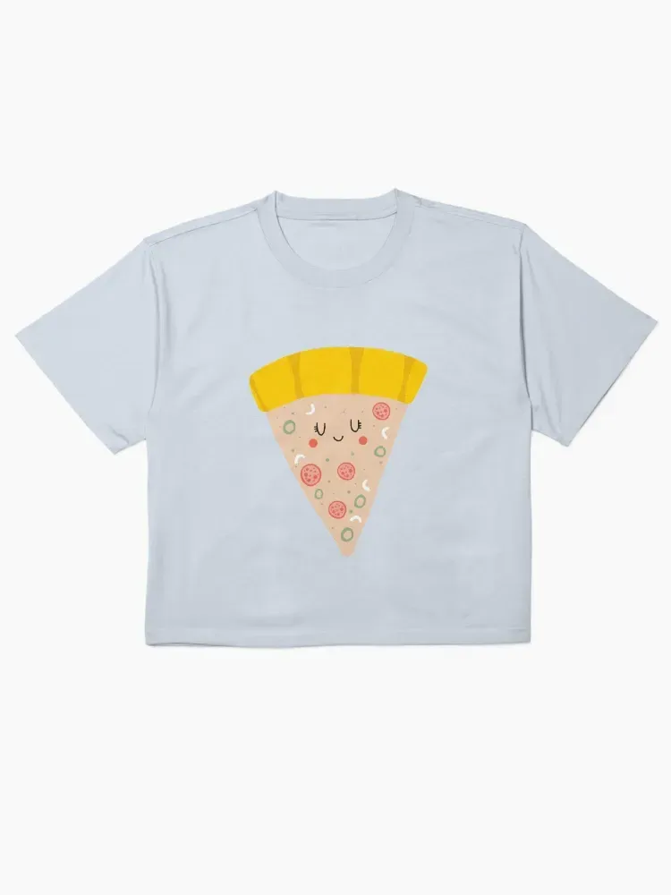 Cute Pizza Printed Women's Short Sleeved T-Shirt
