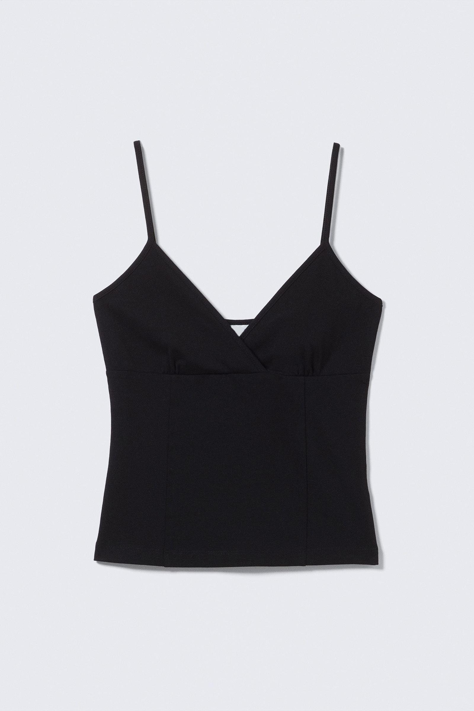 Cross Detail V-Neck Cami