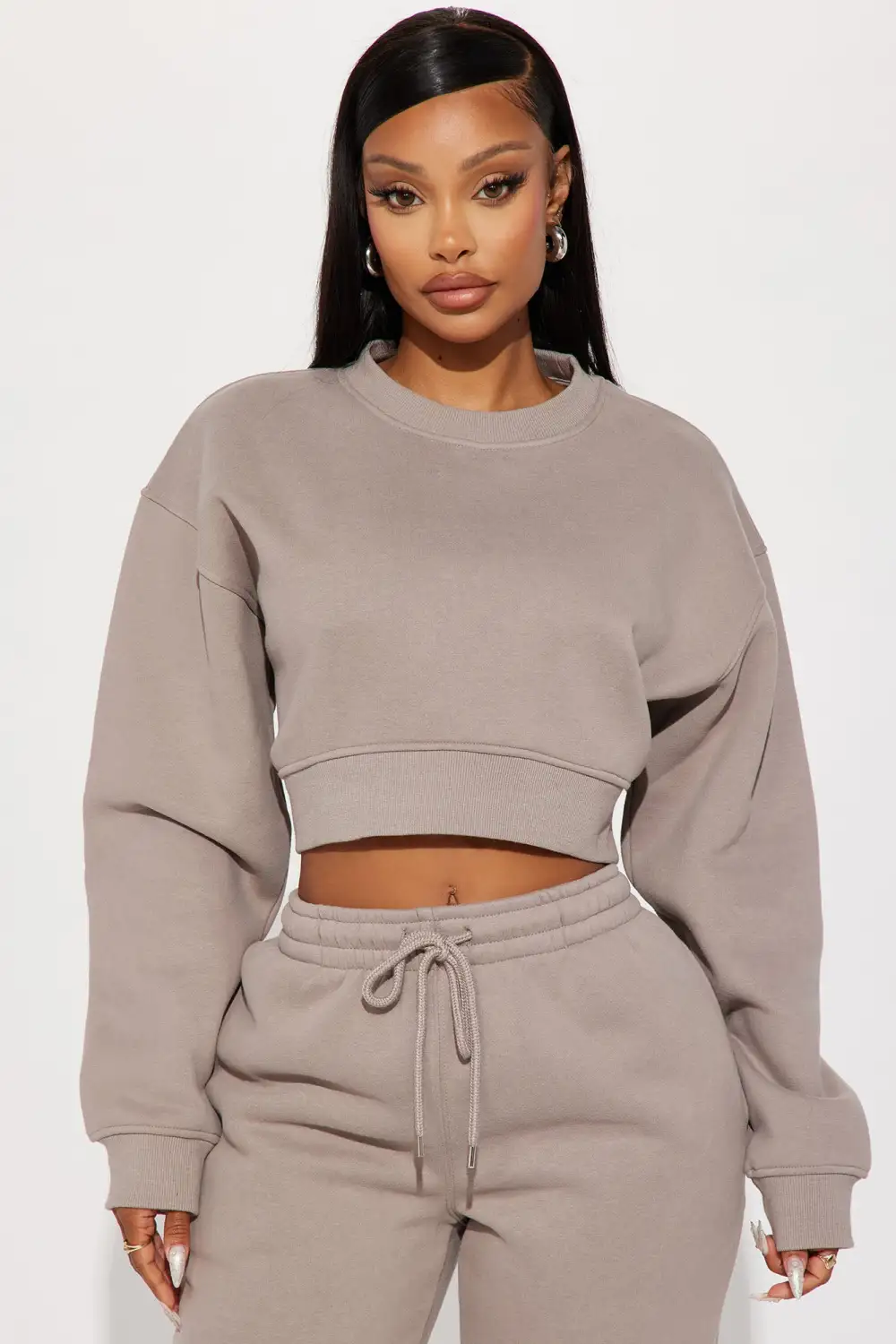 Make It Last Jogger Set - Stone