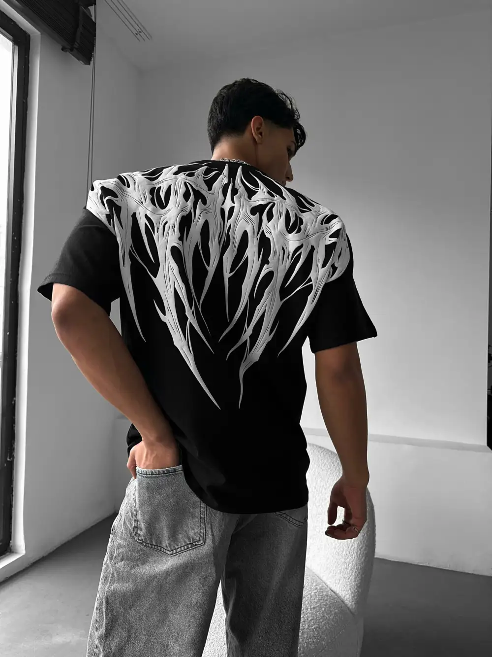 Relaxed Ribbed T-Shirt