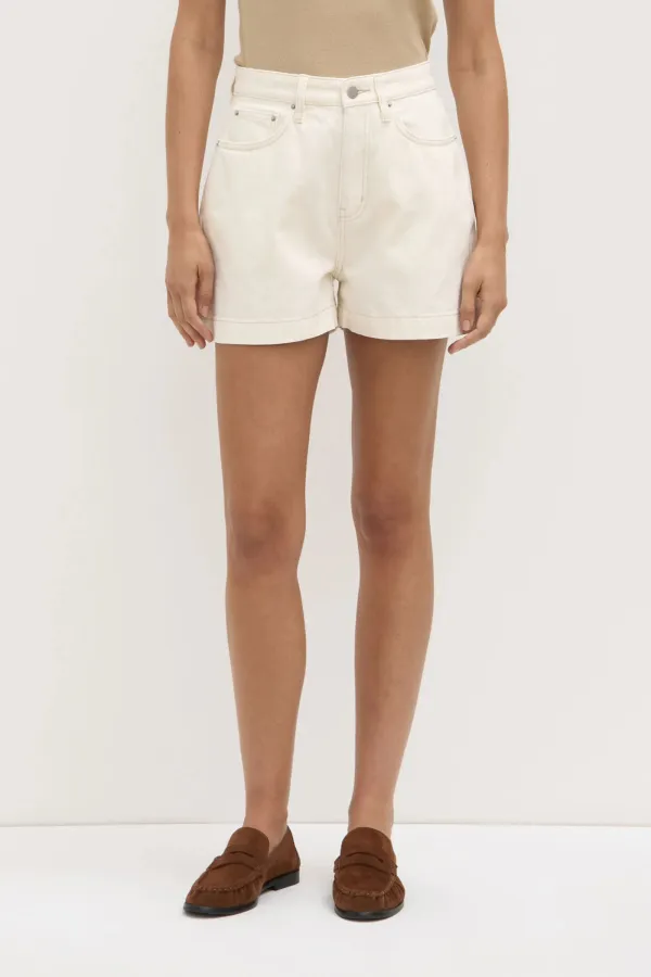 Slim Fit Denim Shorts