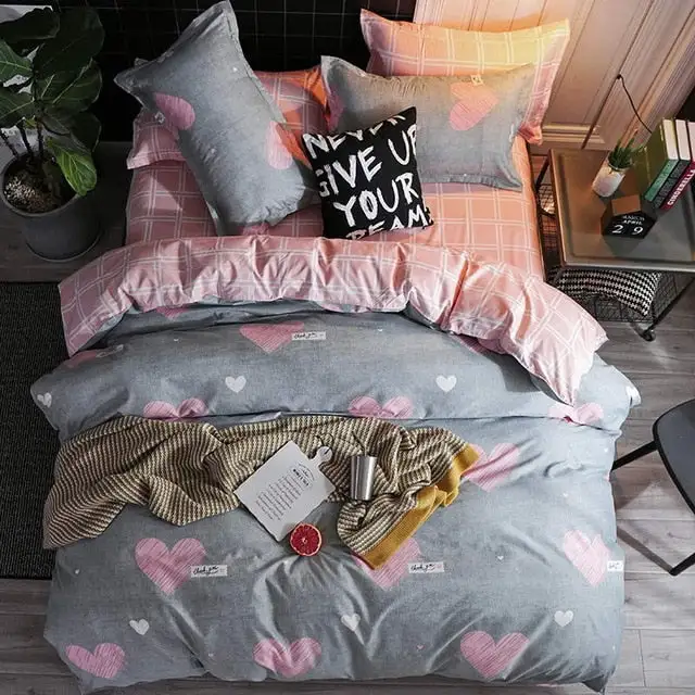 Duvet Cover Flat Bed Sheet Bedding Set