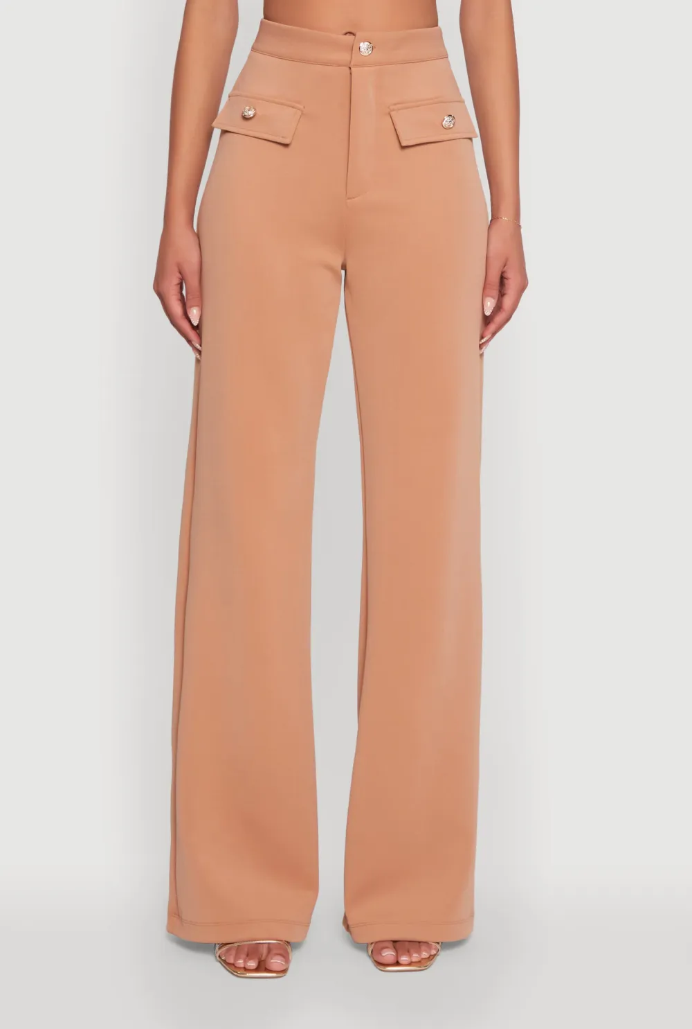High Waisted Wide Leg Pants