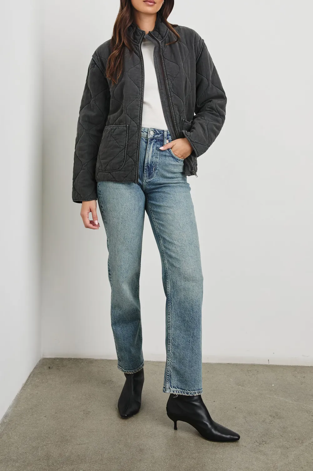 Zippered Large Pocket Warm Women's Jacket