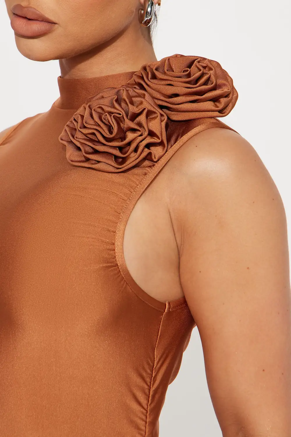 Date Night Tonight Maxi Dress - Brown