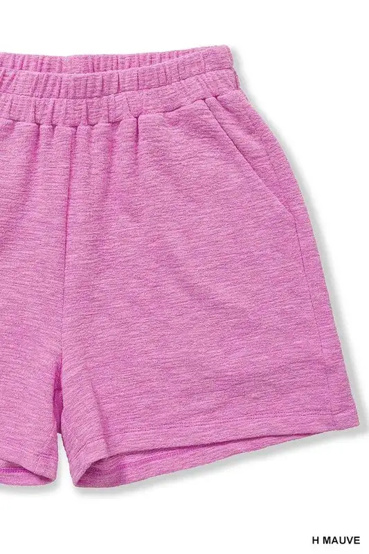 Everyday Cotton Slub Shorts