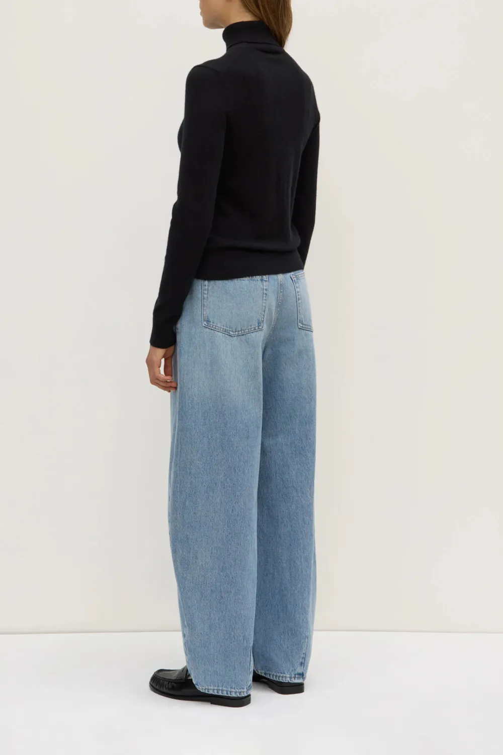 Cashmere High Neck Knitted Sweater
