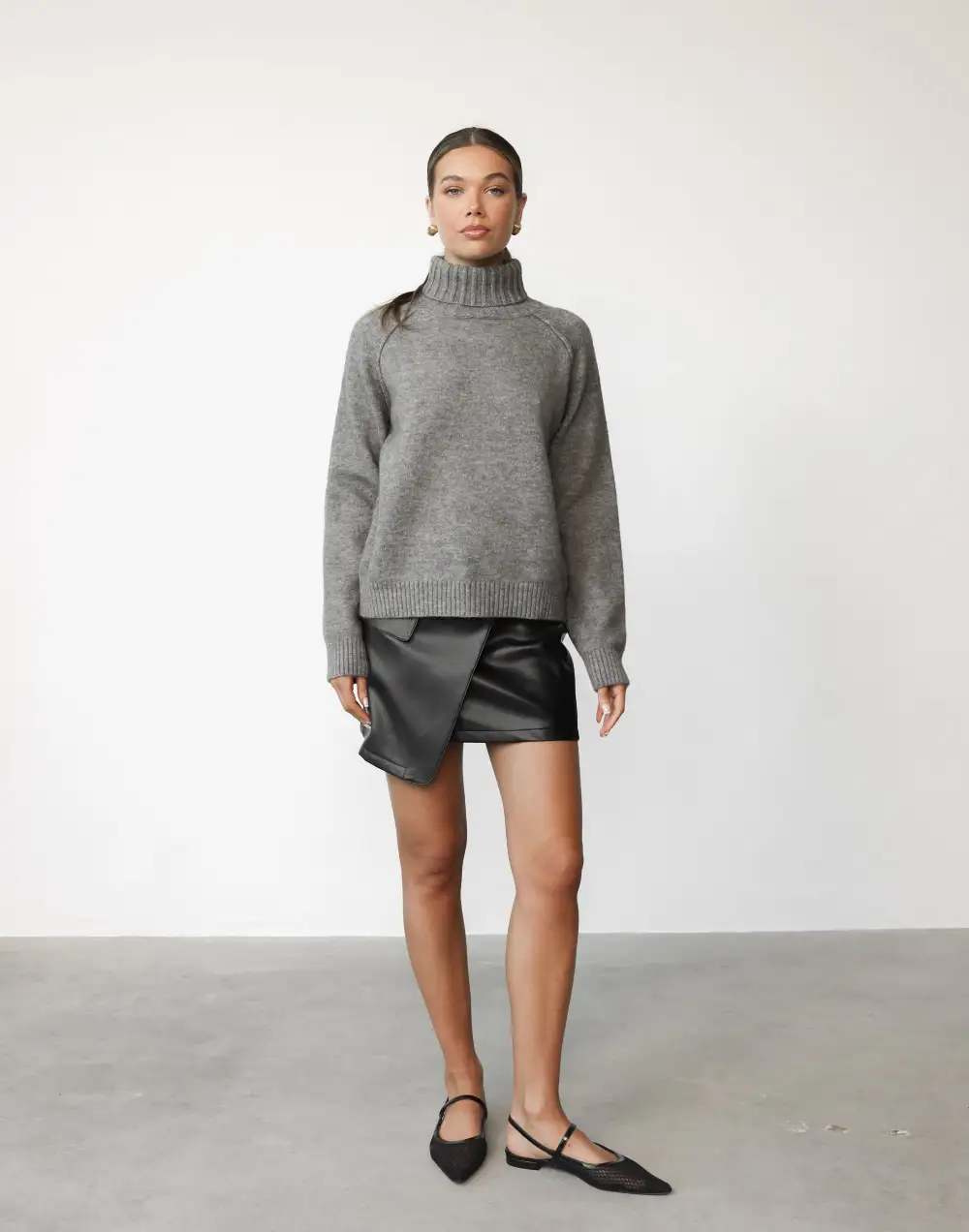 Nathalia Knit Jumper (Slate)