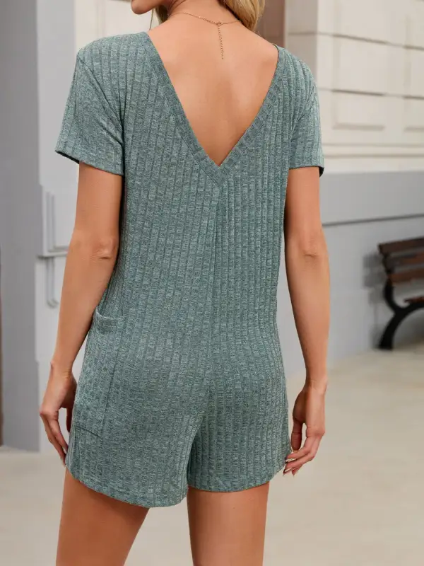 Everyday Knit Ribbed Romper