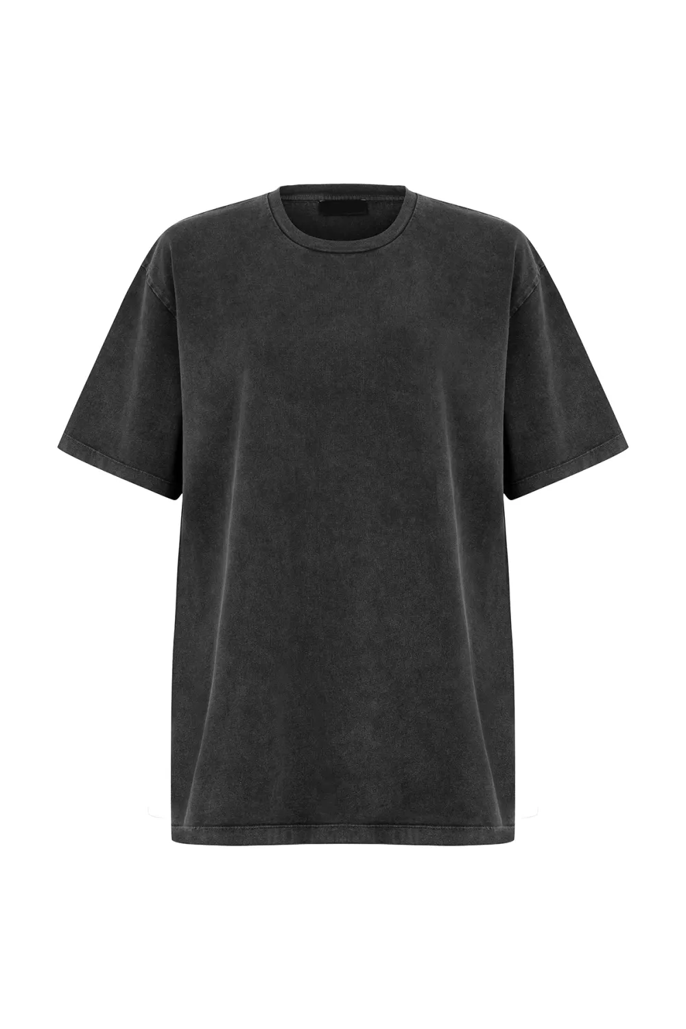 Crew Neck T-Shirt-Grey