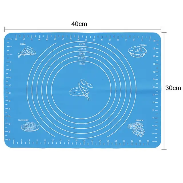 (Store Closing Sale) Silicone Non-stick Silicone Thickening Mat Rolling Dough