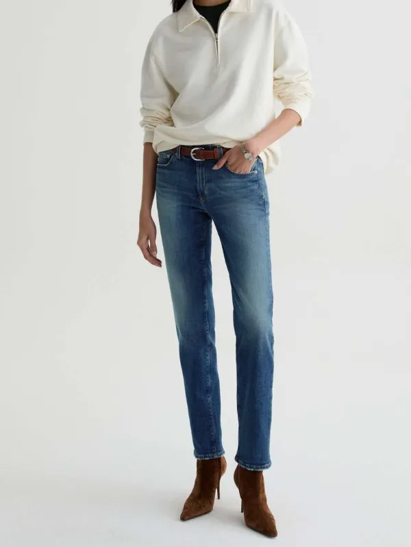 Low Rise Straight Leg Jeans