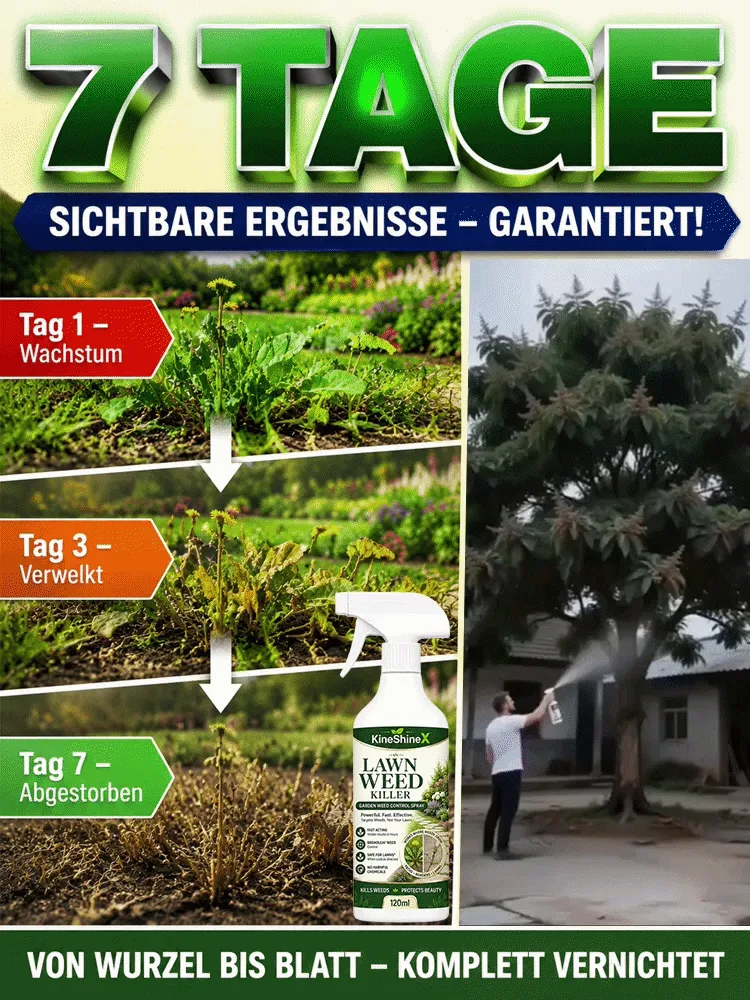 Unkrautvernichter für Gartenrasen Spray