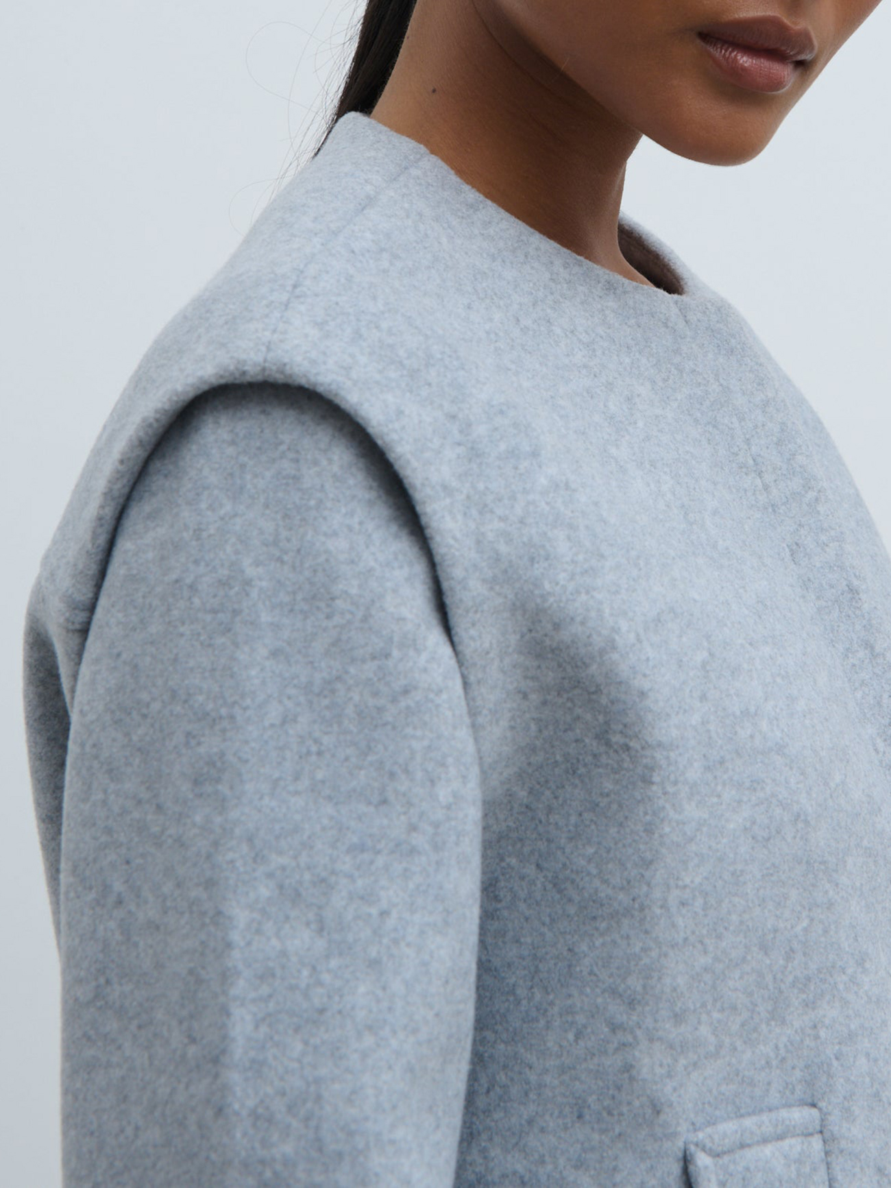 Cropped Boxy Jacket