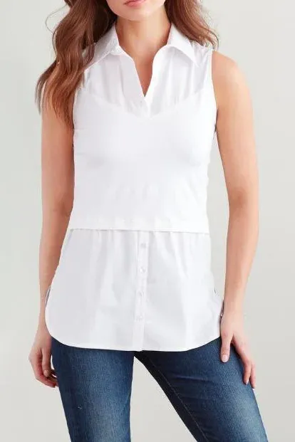 Layered Hem Tunic Tank
