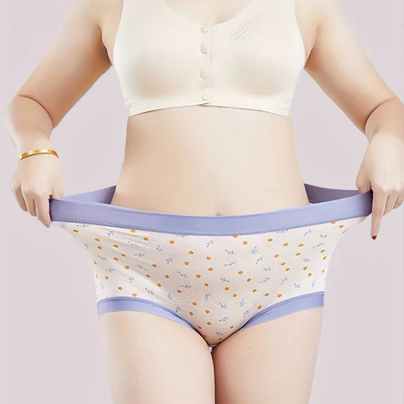 Soft Everyday Plus Size Print Breathable Panty