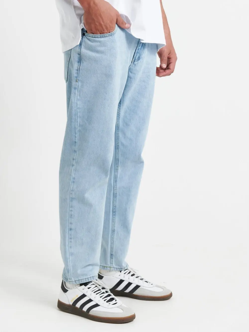 Simple And Daily Comfortable blue Denim