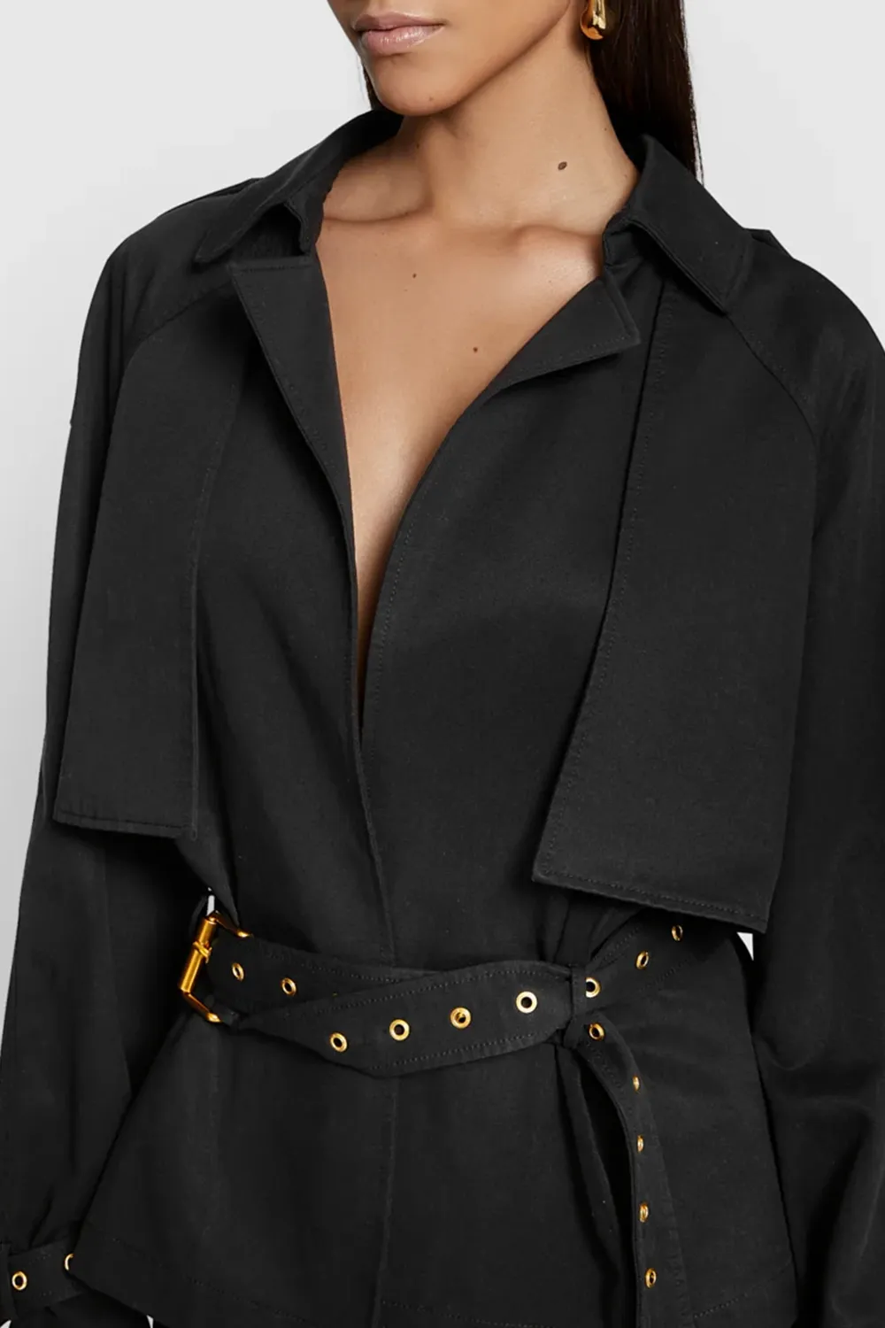 Deep V-Neck Jacket