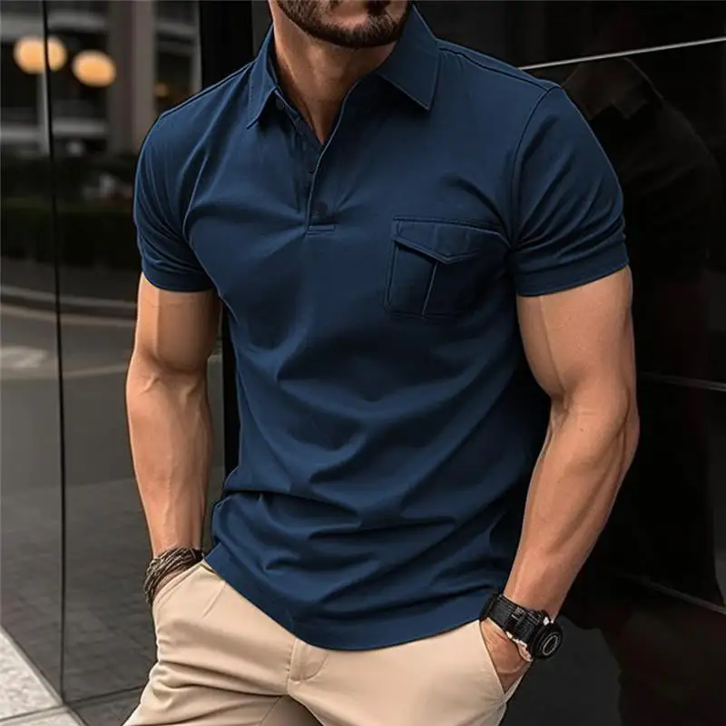 Tailored Short Sleeve Collared Knit Shirt