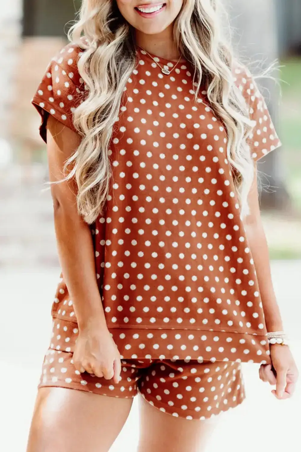 Polka Dot Two Piece Set