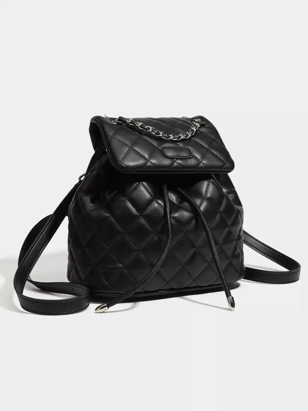 Quilted Chain Backpack