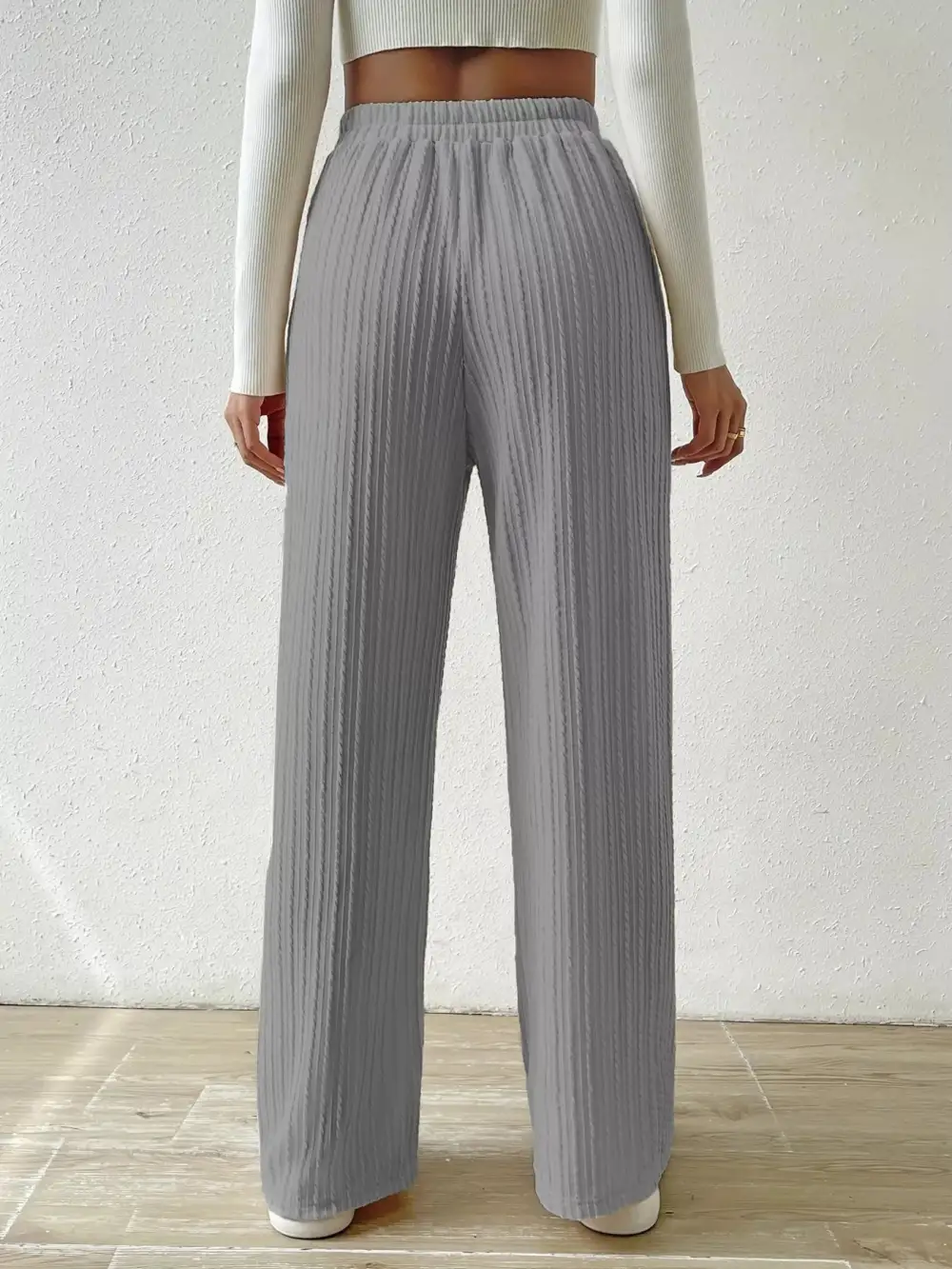 Weekend Drawstring Wide Leg Pants