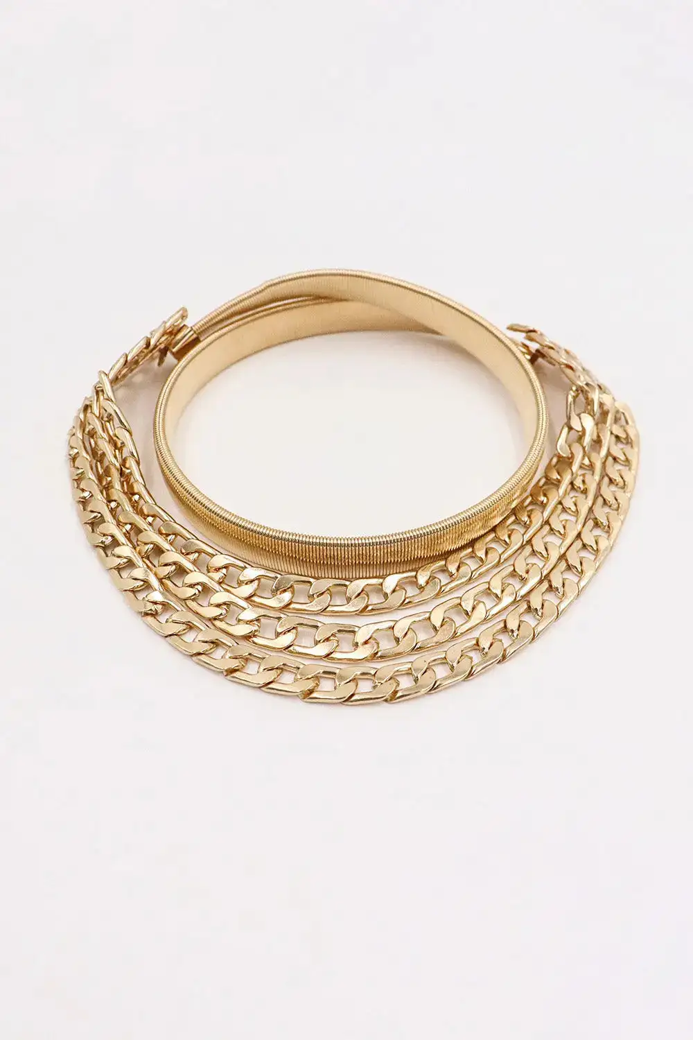Triple Layer Chain Belt