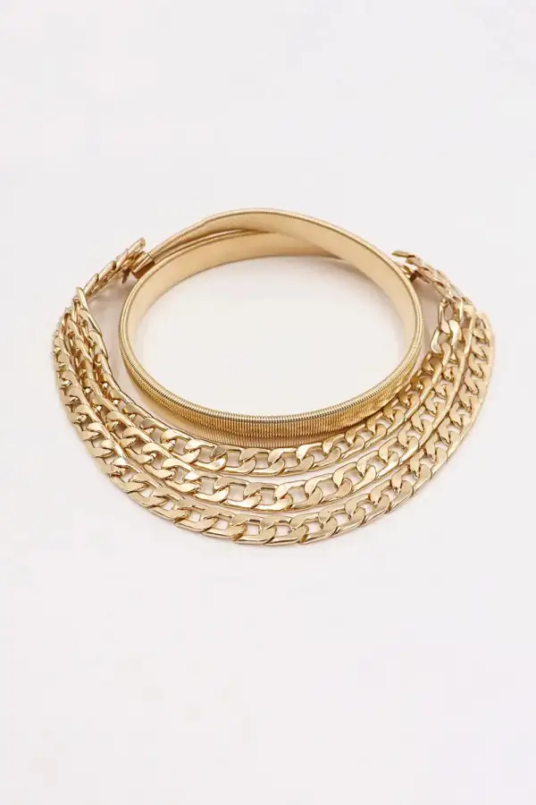 Triple Layer Chain Belt