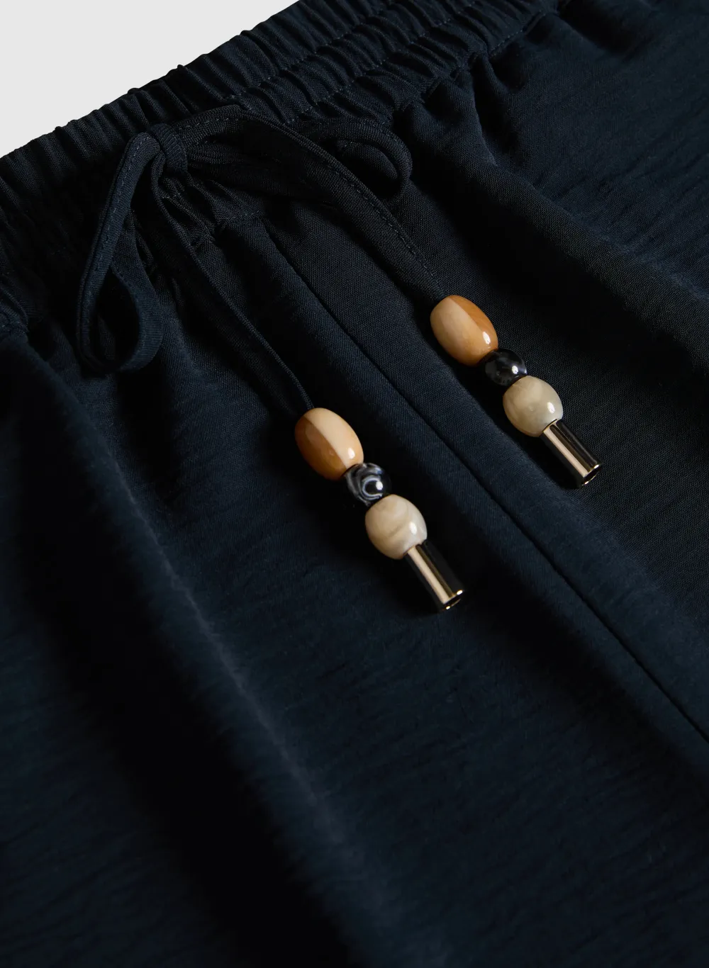 Drawstring Straight-Leg Pants