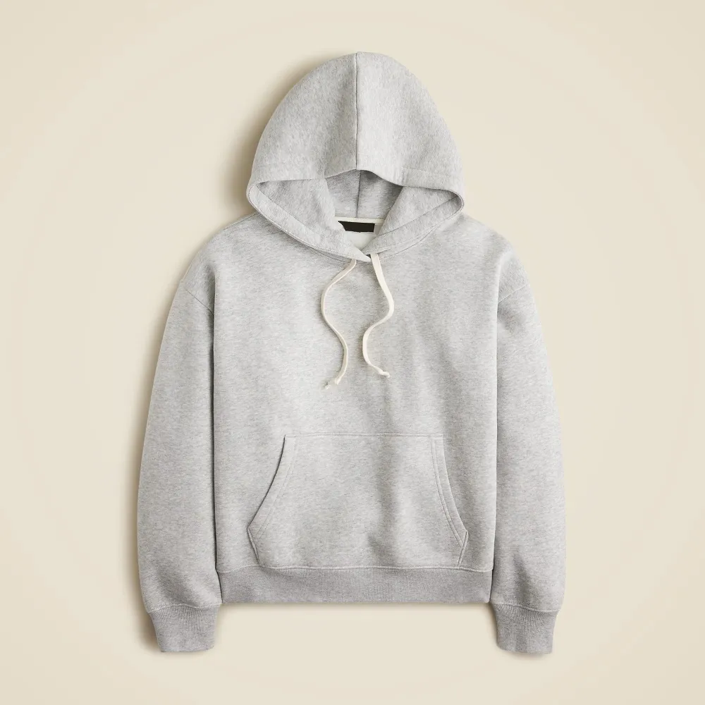 Plain fleece hoodie