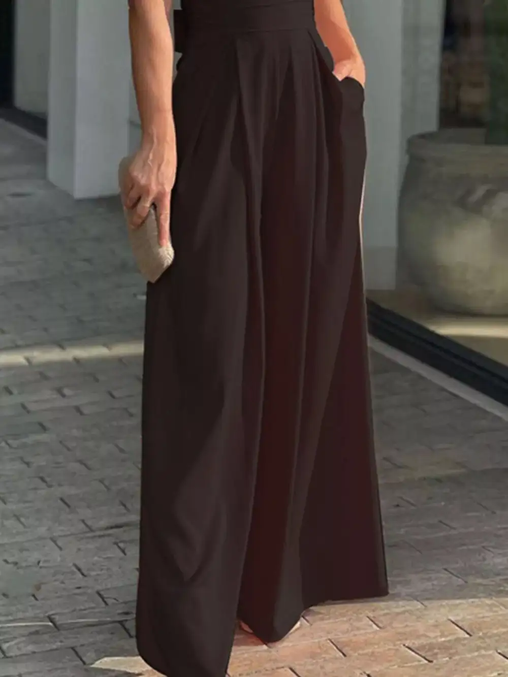 Wide Leg Puff Jumpsuit