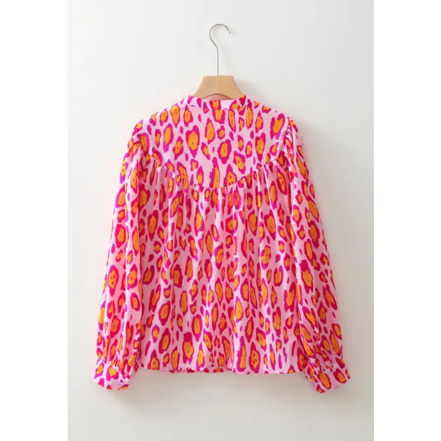 Cozy Leopard Button Up Button Up Shirt