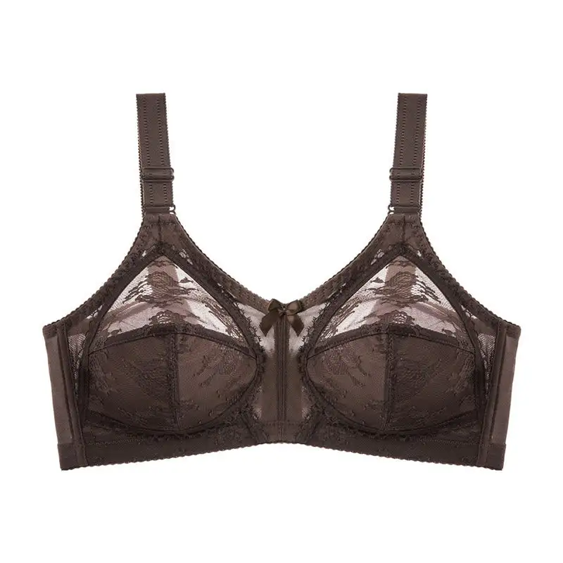 Lace Bow Full Coverage Bra