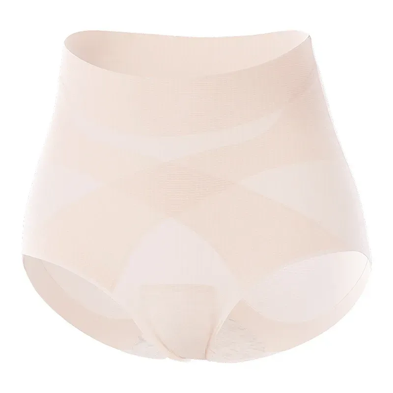 High-Waist Tummy Control Shapewear Butt Lifter Panties Cross-Band Waist Trainer Briefs
