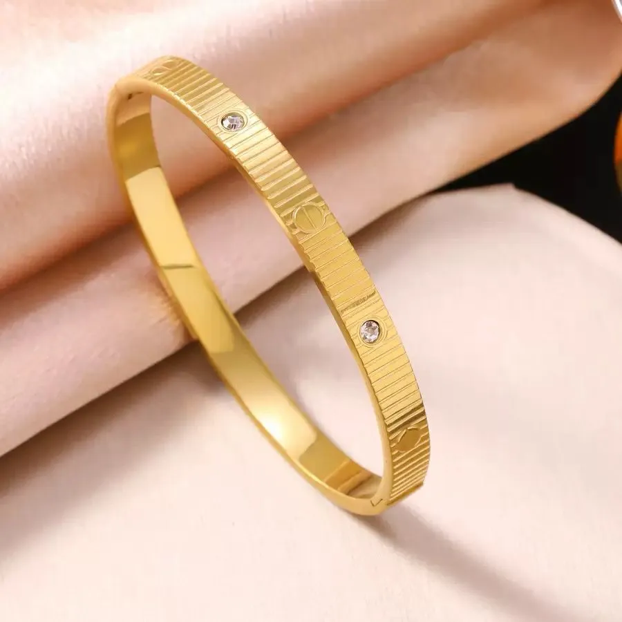 Bohemian Stainless Steel Rhinestone Fashion Bracelet