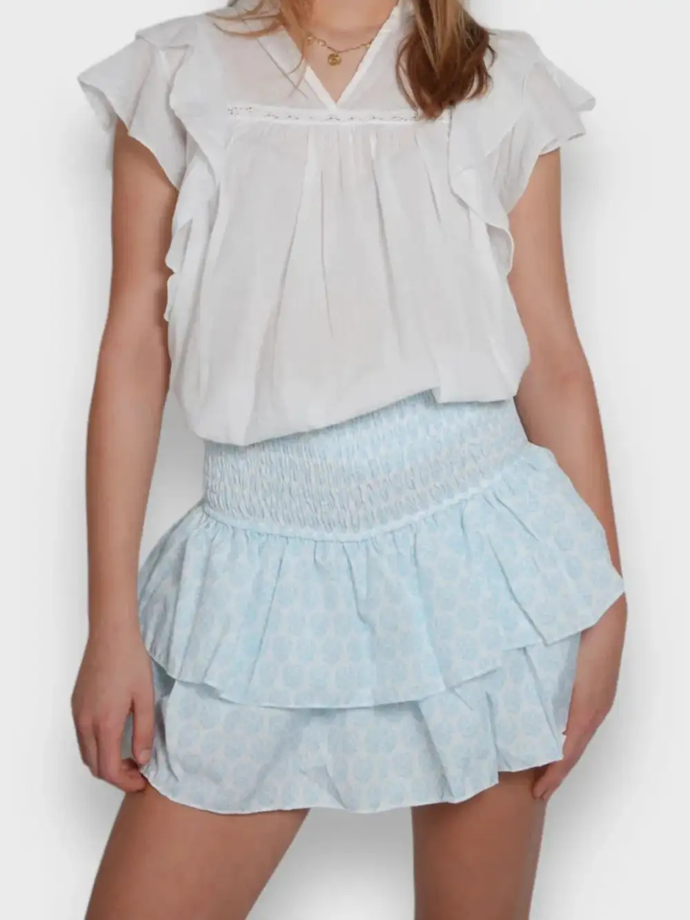 Layered Layered Mini Skirt