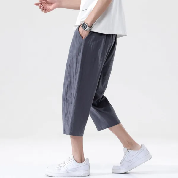 Clean Cropped Casual Pants