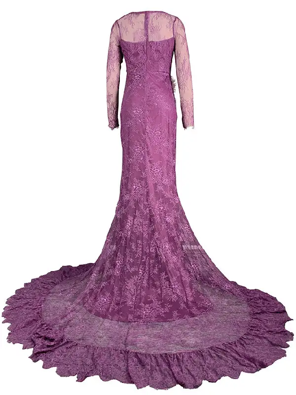 Mermaid Long Neck Maxi Dress