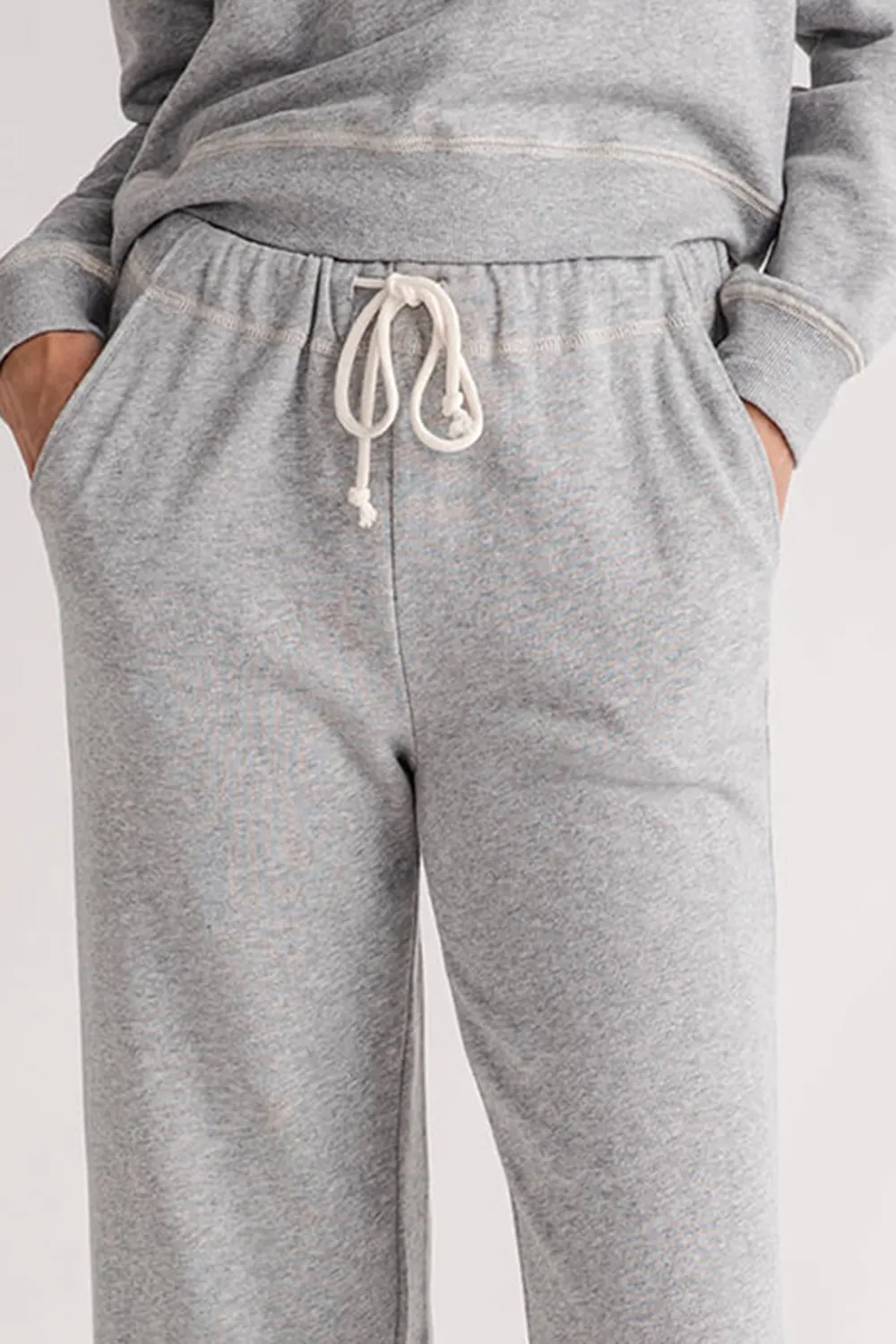 Z Supply Huntington French Terry Sweatpants - oatmeal heather