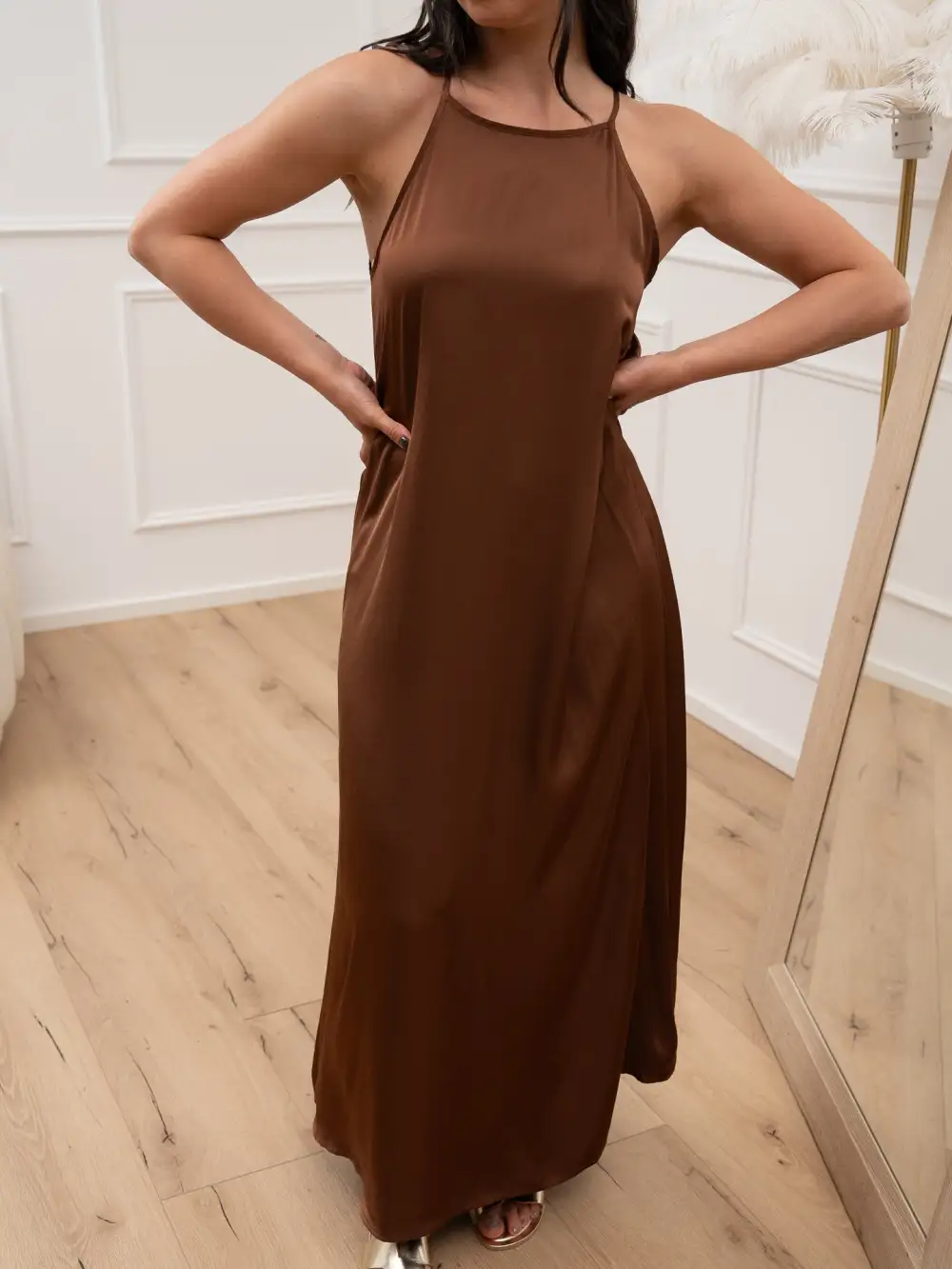 Maxi a Line Dress