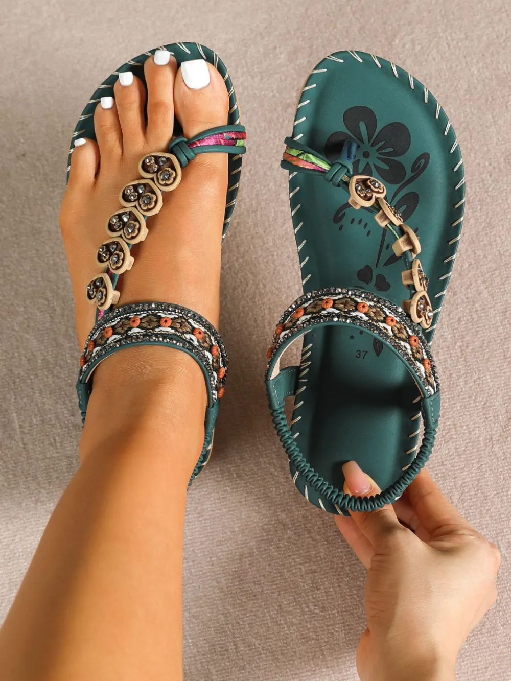 Flats Toe Sandals