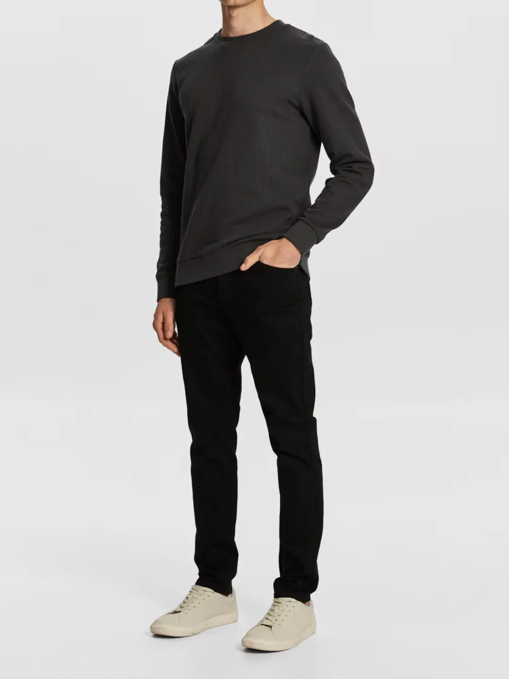 Black Slim Casual Style Jean