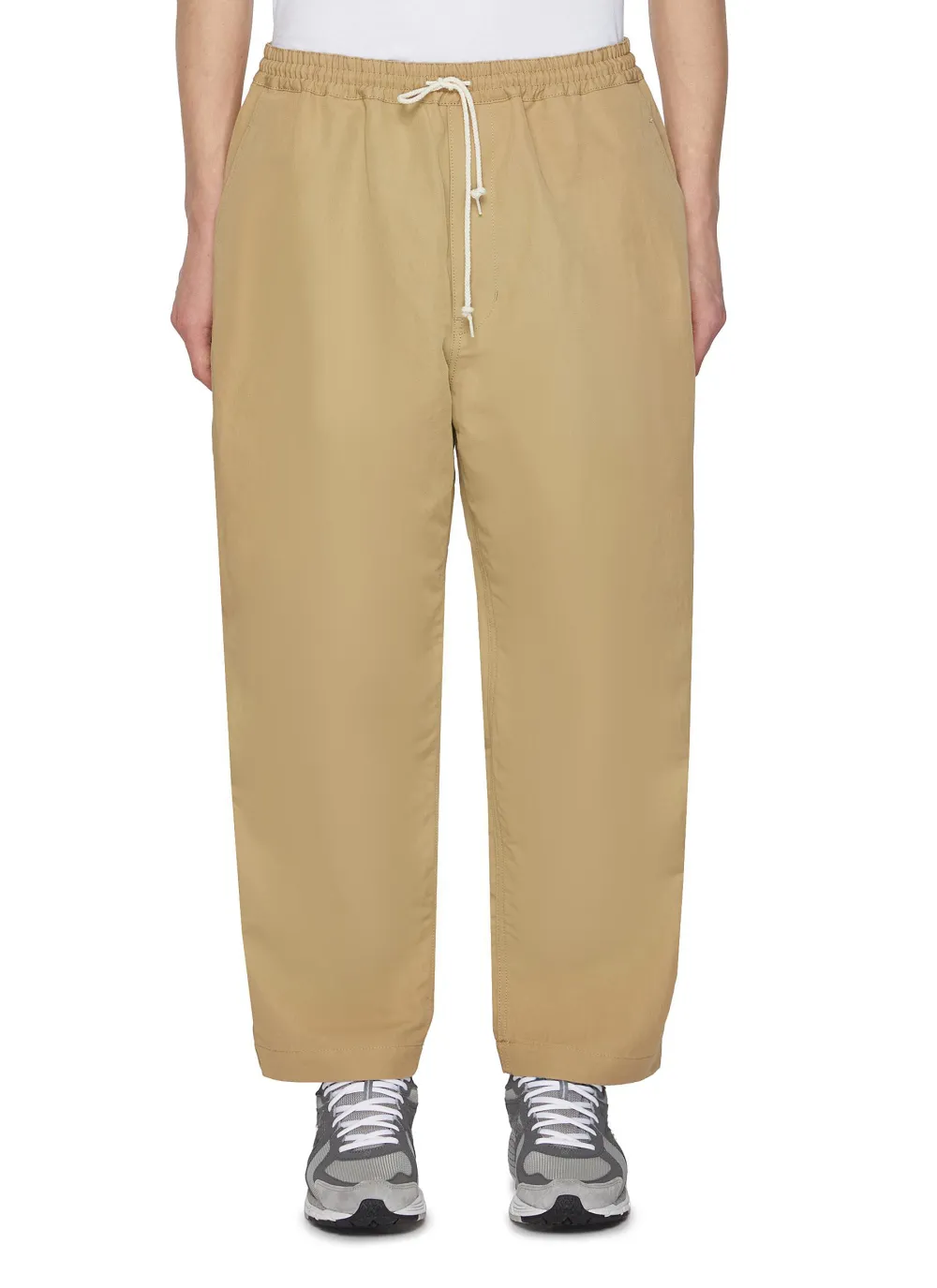 Casual Daily Soft Loose Comfortable Beige Pants