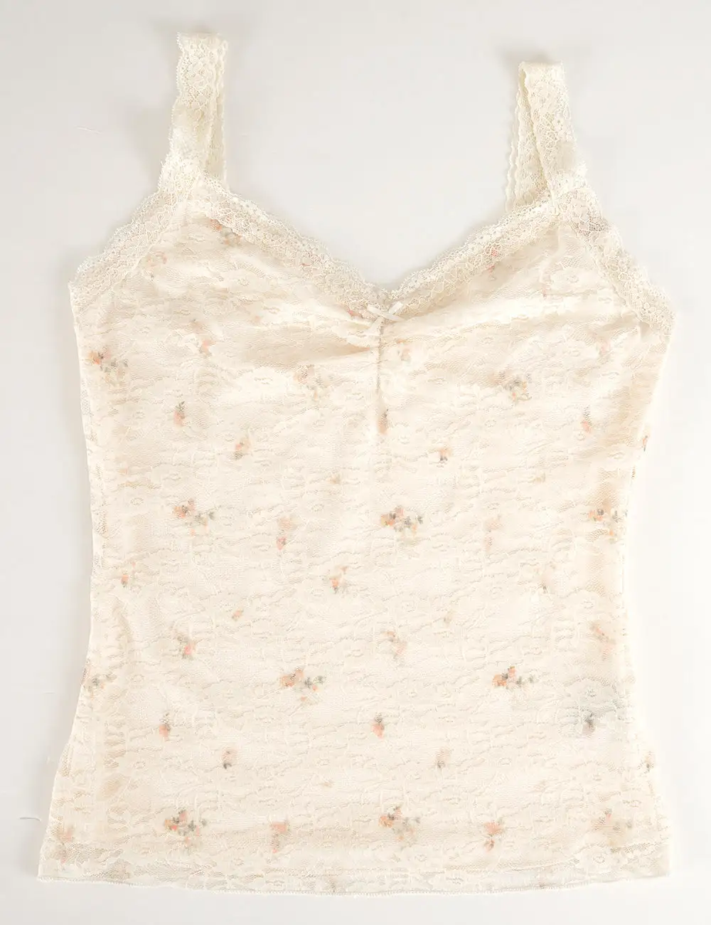 Lace Sweet V Neck Cami Top